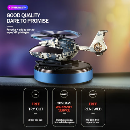 Solar Car Perfume Diffuser Aromatherapy Dashboard Helicopter Decoration Air Freshener Deodorant Car Accessories Gift