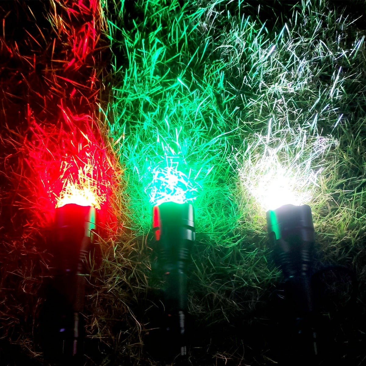 Night Hunting Flashlight with Remote Control Switch – 350 Yards High Power Green Red White Light, 18650 Rechargeable, Multiple Mounts for Hunting, Fishing, Camping & Beekeeping, Best Gift for Men