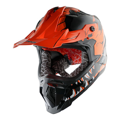 Adult Motorcycle Helmet ATV Dirt Bike Helmet Track Style