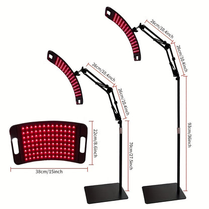 Red Light Therapy Lamp with Stand – 660nm Red Light & 850nm Near Infrared Light Device for Body Pain Relief, Muscle Recovery & Skin Care, At-Home Infrared Light Therapy for Joint & Back Pain