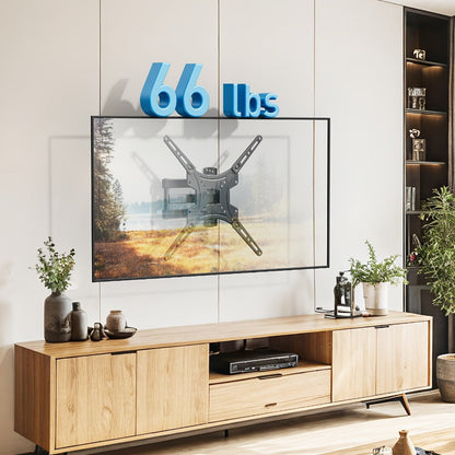 26-55 Inch TV Mount with Full-Motion Adjustment and Tilt and Swivel for Living Room detail image