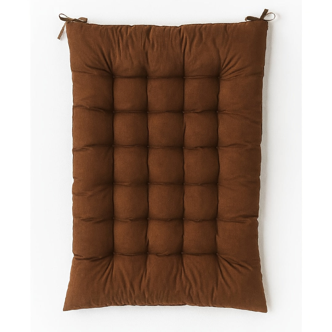 Chair Cushion shown in the Coffee option