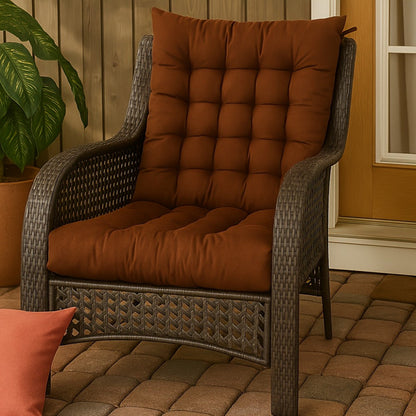 Chair Cushion, High-Back Patio 26"x51" Thick Padded Outdoor Seat Pad - Machine Washable shown in the main product view