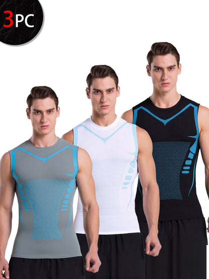 Men's American Flag Performance Shirt - Sleeveless 015717