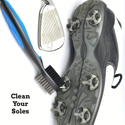 Golf Towel Set 5pcs Microfiber Waffle Towel Club Brush Divot Tool Retractable Carabiner Golf Cleaning Kit Gift for Men Women Golfers