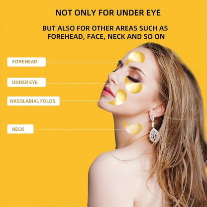 Under Eye Patches Collagen Gold 30 Pairs – Hyaluronic Acid Eye Masks Reduce Dark Circles Puffiness Fine Lines Hydrating Nourishing Spa Eye Care Gift for Women All Skin Types 1 Month Supply