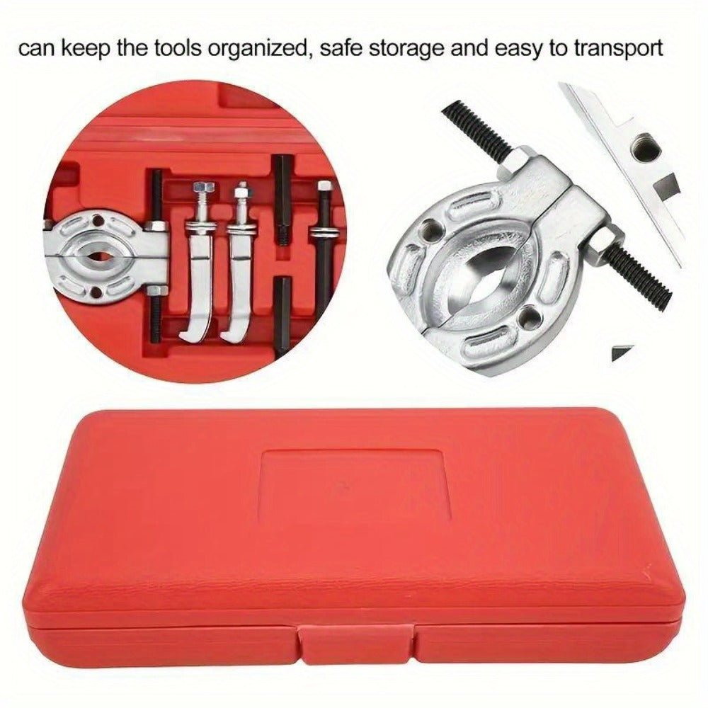 Bearing Puller Set 9-Piece - Gearbox Bearing Removal Tool Kit for Automotive & Mechanical Repair, Internal External Bearing Extractor, Professional Car Repair Tool for Transmission & Wheel Bearings