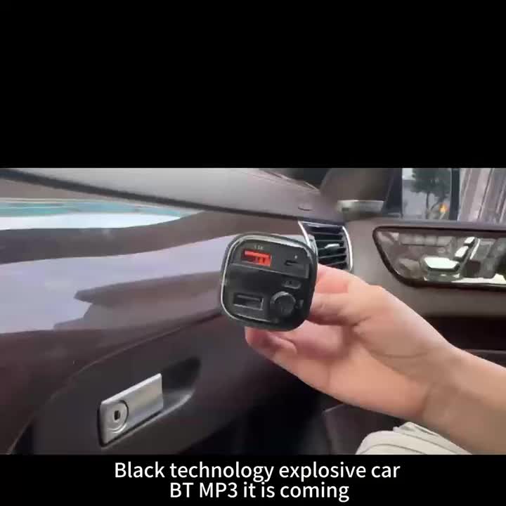 Fm Transmitter - Bluetooth Transmitter Car Stereo - Bluetooth Fm Transmitter - 2 Usb Ports,1 Usb c Port, Car charger, Fast Charge