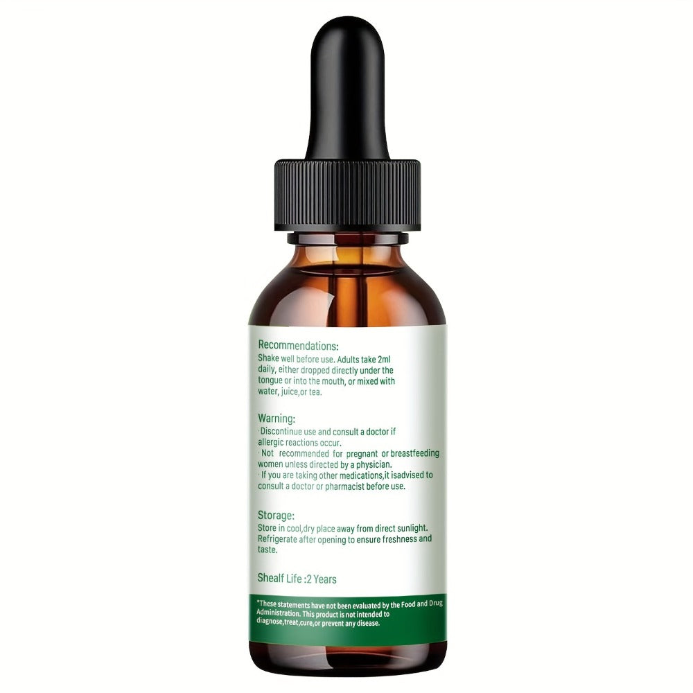 Soursop Liquid Drops 4-in-1 Bitter Concentrate with Black Seed Oil, Ashwagandha & Seaweed – High-Purity Graviola Extract for Immune Defense, Antioxidant & Stress Support | 2 fl oz | 1 or 2 Bottles