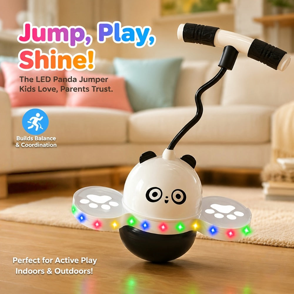 LED Light Up Bouncing Ball for Kids – Colorful Illuminated Balance Toy for Indoor & Outdoor Play | Fun Pink & Interesting Black | Best Gift for Boys and Girls
