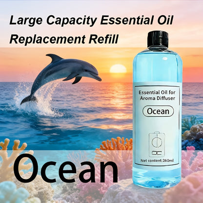 Car Aroma Diffuser Essential Oil Refill – Large Capacity Anti-Spill Refill Liquid, Long-Lasting Fragrance for Car, Home & Office (Lavender, Hilton, Marine, Shangri-La, Gardenia)