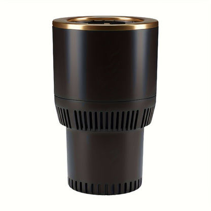 Car Cup Warmer & Cooler 2-in-1 – 12V Electric Heated & Cooled Beverage Holder for Car, Heats to 140°F Cools to 21°F, Smart Auto Mug Warmer for Commuters, Travelers & Road Trips