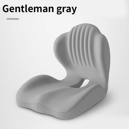 Memory Foam Seat Cushion Ergonomic with Back Support & Breathable Hollow Design – Comfortable Chair Pad for Office, Car Seat & Long Sitting, Unisex Gift