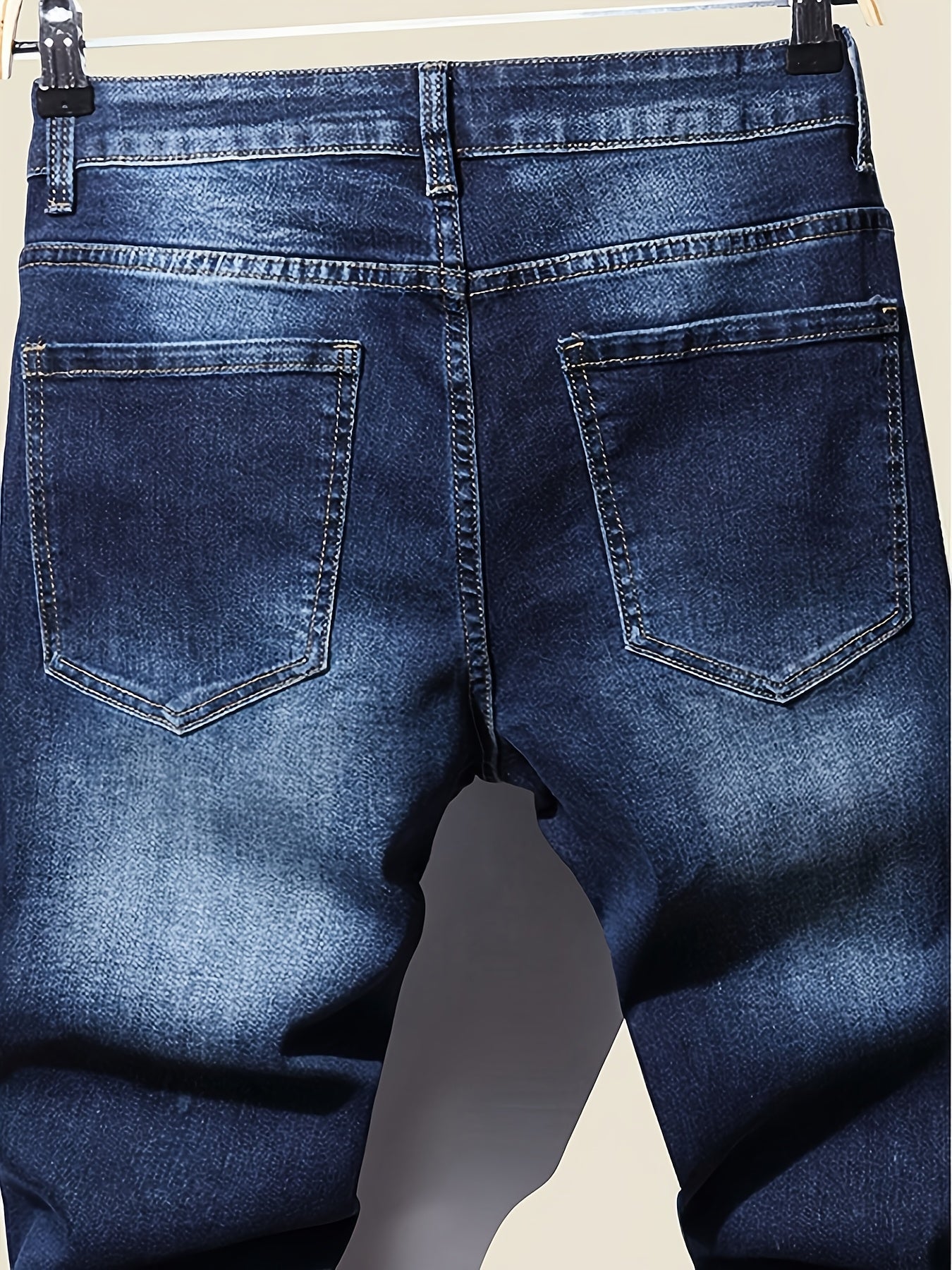 Men's Slim Fit Jeans - Classic Wash Clean Finish Everyday 147941