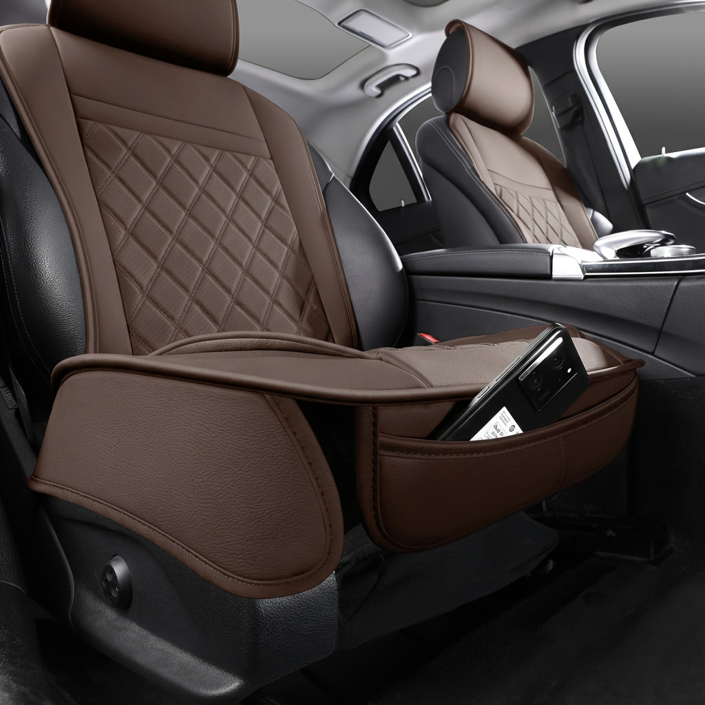 Front Seat Covers for Cars, Universal Fit Bucket Seat Protector Set, Full Surround High-Back Design, Anti-Slip Backing, Easy to Install, Fits Most Cars, SUVs & Trucks