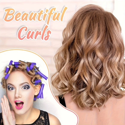 Flexible Foam Curl Formers 50pcs Heatless Curling Rods – Bendable Twist Hair Rollers for DIY Soft Waves & Spiral Curls, Short & Long Hair, No Heat Overnight Curlers for Women