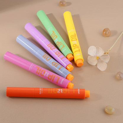 6-Piece Neon Press-On Lip Gloss Set High-Gloss Moisturizing Long-Lasting Bold Lip Makeup — Vibrant Mixed Shades Plumping Glossy Lipstick Bundle Gift Set for Women Girls All Skin Tones
