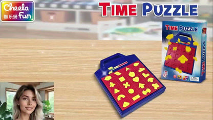 Shape Puzzle Pop-Up Board Game for Kids – Interactive Timer Matching Game with 3 Difficulty Levels, Hand-Eye Coordination STEM Toy, Educational Birthday Gift for Boys & Girls Ages 3+