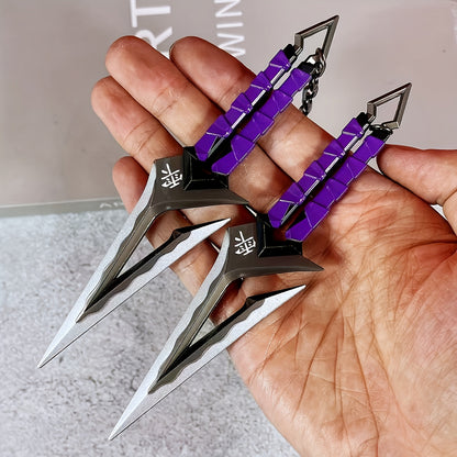 Ninja Kunai Cosplay Prop Safe No-Sharp Edges 25in – Anime Shuriken Katana Samurai Sword Toy, Japanese Ninja Star Knife for Kids & Adults Halloween Cosplay Naruto Demon Slayer Gift