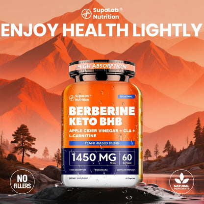 Herbal Weight Loss Capsules with White Kidney Bean & Berberine – Gut Health, Daily Energy & Body Reshape Diet Supplement for Women, 1 Month Supply