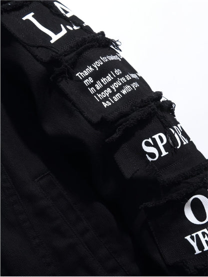 Men's Relaxed Denim Single-Breasted Jacket
