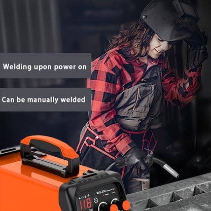 MIG Welder 3-in-1 Welding Machine 110V 105A Gasless MIG Stick ARC Portable Welder Kit with Rubber Case – Complete Starter Set with Welding Wire Rods Mask Gloves for Beginners Home Industrial Repair