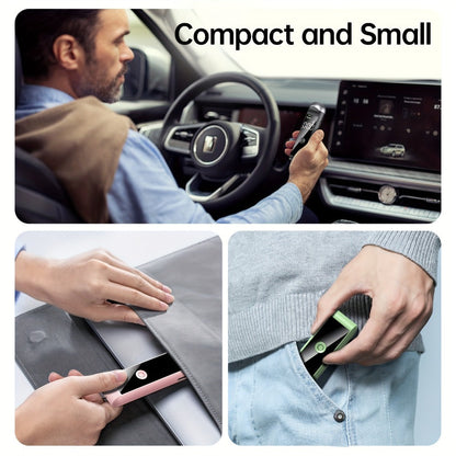 Rechargeable Breathalyzer Alcohol Tester – Professional Digital Breath Alcohol Detector, Portable Personal Breathalyzer with LCD Display, Available in Green, Black & Pink