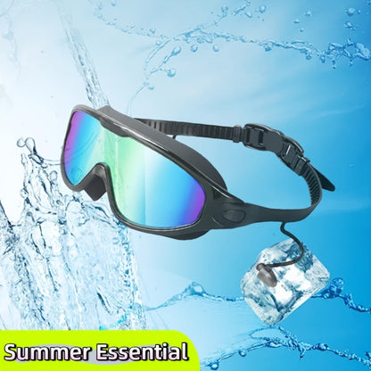 Anti-Fog Swimming Goggles Set – UV Protection, Earplugs & Nose Clip