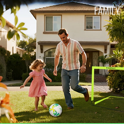 VavaCava Portable Soccer Goals 2-Pack 4'x3' – Pop-Up Net, 2 Balls, Pump & Carry Bag, Indoor Outdoor Backyard
