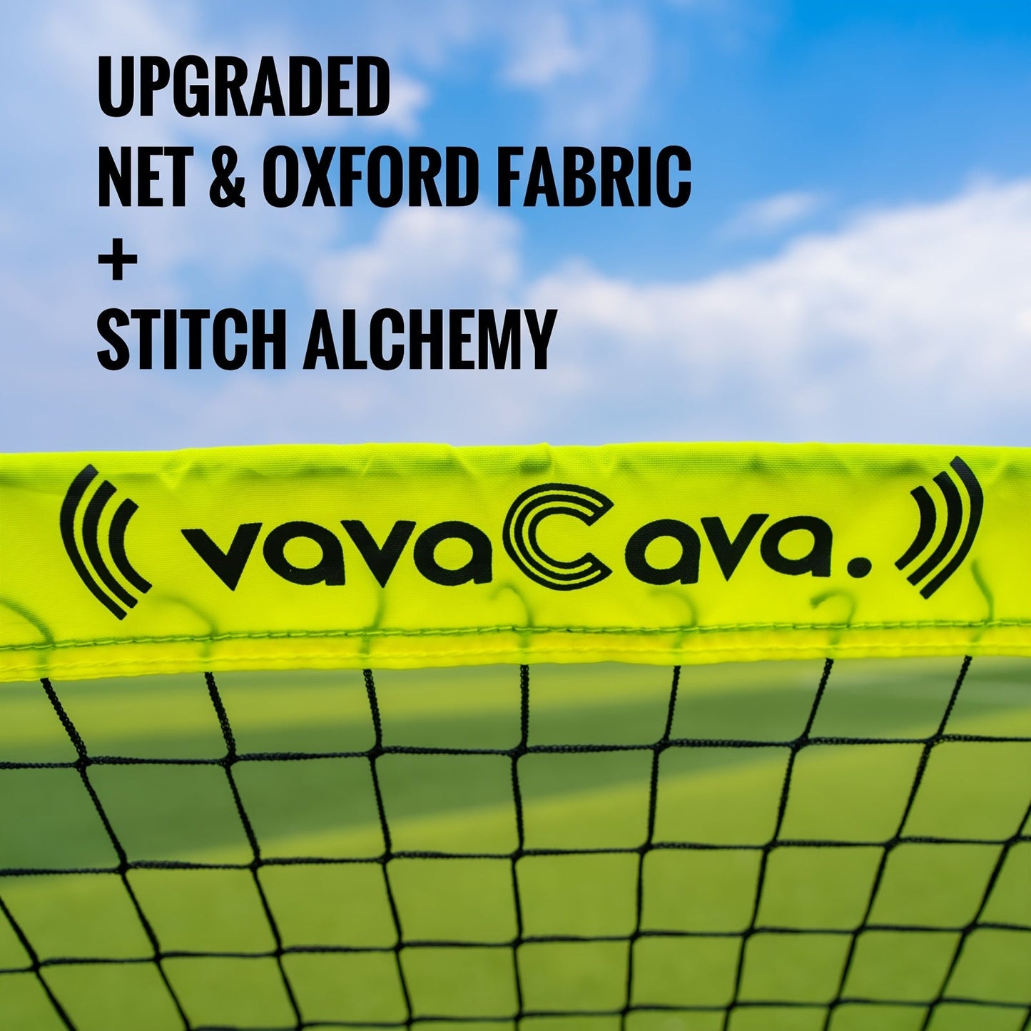 VavaCava Portable Soccer Goals 2-Pack 4'x3' – Pop-Up Net, 2 Balls, Pump & Carry Bag, Indoor Outdoor Backyard