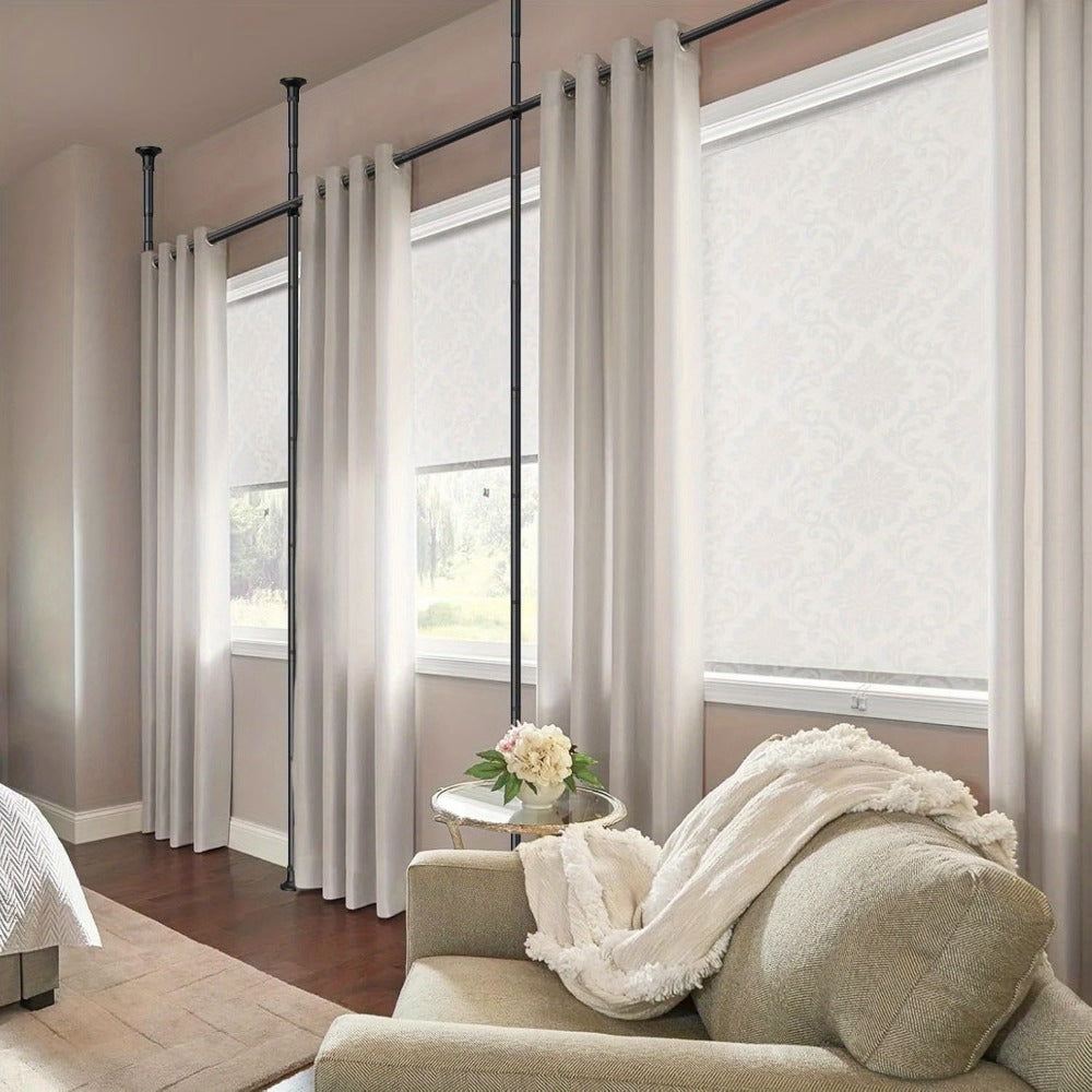 28-114 Inch Tall Room Divider with Tool-Free Assembly and Added Privacy detail image - detail view 11