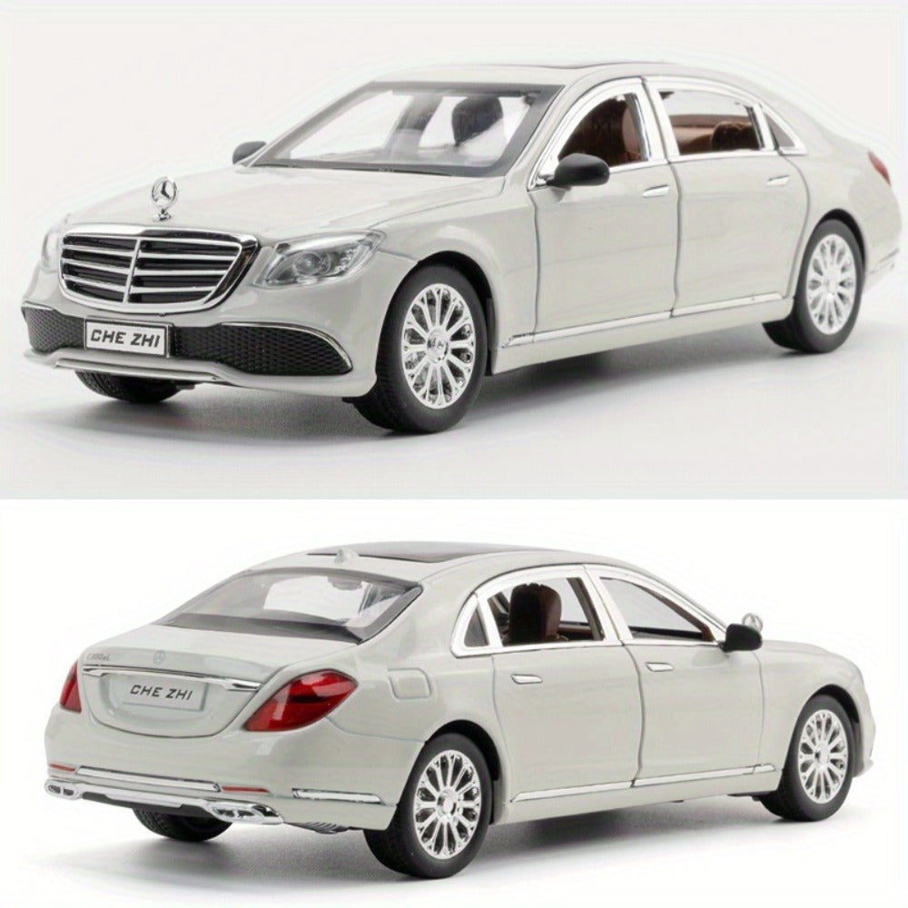 Mercedes-Benz E300 Diecast Car Model 1:24 Scale Zinc Alloy Static Replica | Openable Doors, Highly Detailed Collectible | Desktop Decor Gift for Men Adults