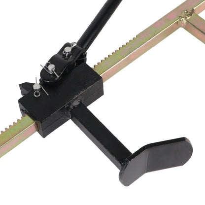 Bead Breaker Tool Heavy-Duty Manual Tire Changer with Safety Guard, Durable Steel Construction Universal Tire Service Equipment for Cars Trucks Motorcycles, Large & Small Size
