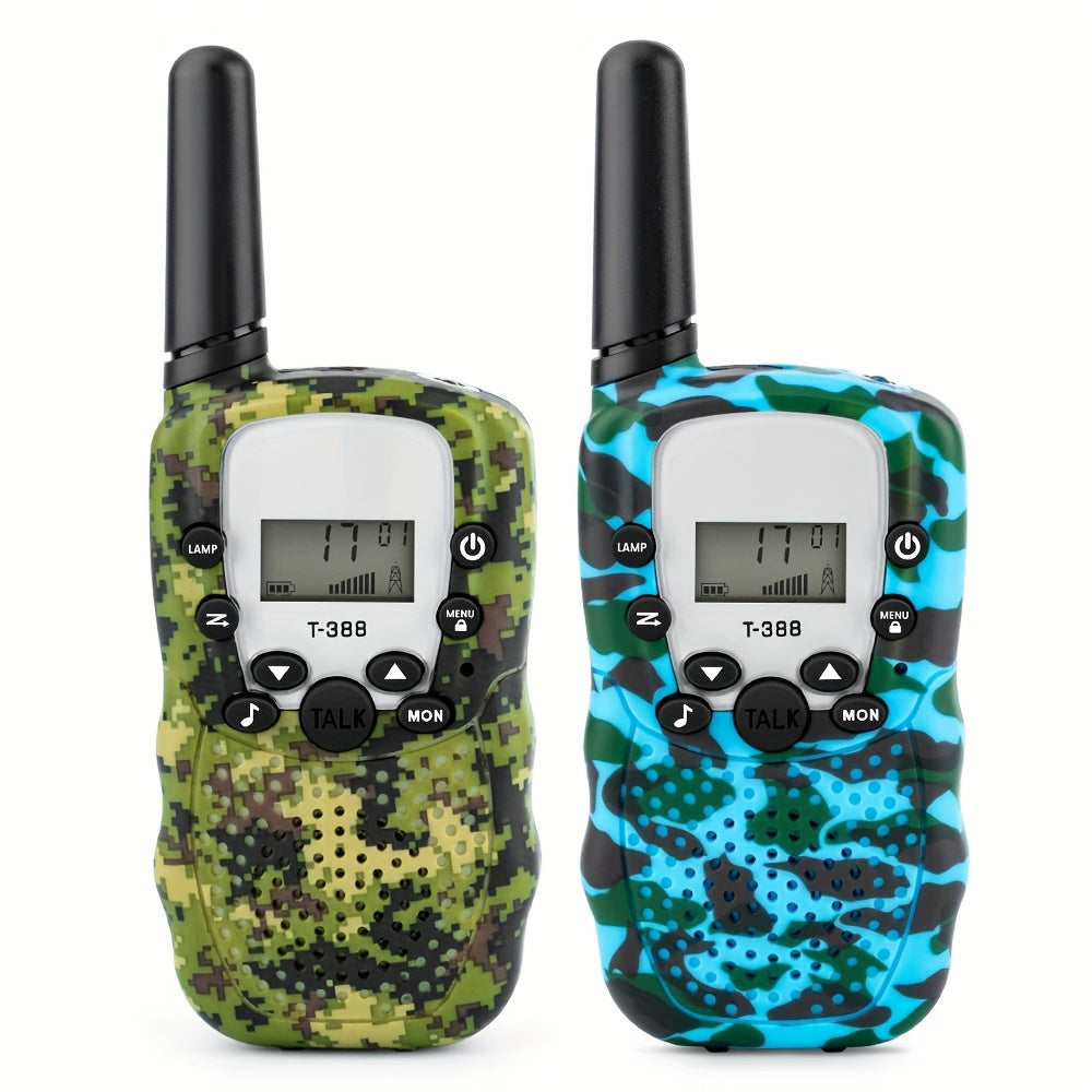 FRS Walkie Talkies 22 Channel 3 Mile Range VOX 99 Privacy Codes Kids Family Two Way Radio for Camping Hiking Cycling Outdoor