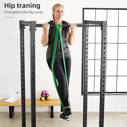 TPE Resistance Band Set with Storage Bag – Pull Up Assist, Stackable Medium Tension Bands for Muscle Training, Workout & Fitness Shaping for Gym, Home & Outdoor
