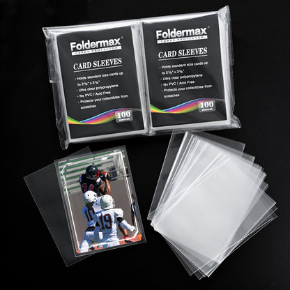 Penny Sleeves for Trading Cards 200/500/1000/2000 Pack – Premium Soft Card Sleeves for Baseball, TCG, Game Cards | Kids & Collectors Gift