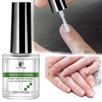 Vitamin A Nail Repair Oil 10ml - Nail Strengthener & Hardener Treatment for Brittle Dry Peeling Chipping Nails - Anti-Breakage Nail Care Solution for Stronger Healthier Nails Women Daily Use