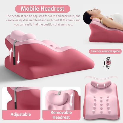 Memory Foam Cervical Support Pillow – Ergonomic Side & Back Sleeper Pillow with Breathable Cover | Multi-Functional Neck & Lumbar Support Bed Pillow, Perfect Gift