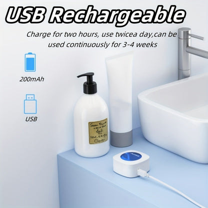Toothbrush Case USB Rechargeable – 200mAh Battery Compact Portable Toothbrush Protective Cover for Travel, Perfect Gift for Family & Friends on Christmas, Mother's Day & Father's Day, 4 Colors