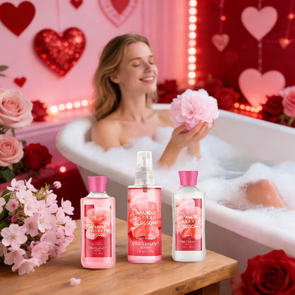 Vanilla Bath & Body Care Gift Set for Women – Shower Gel 3oz + Body Lotion 3oz + Body Mist 3oz | Moisturizing, Refreshing & Deodorizing Spa Gift for Mom, Wife, Sister or Girlfriend