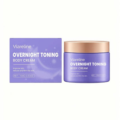 Night Firming Cream for Women 5pcs 3.38oz - Sleep Shaping Body Lotion, Skin Tightening & Anti-Sagging | All Skin Types | Dreamy Night Formula
