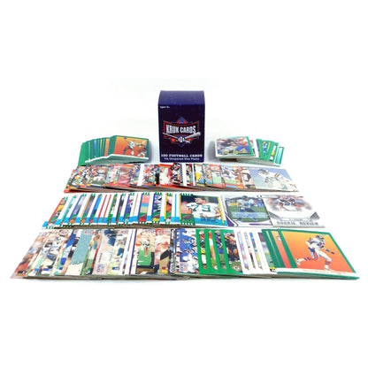 Vintage NFL Football Cards Lot – 100 Cards in Factory Sealed Packs | Multi-Decade Collection | Rookie & Hall of Famer Possible | Gift for Collectors & Football Fans