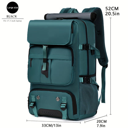 Large Capacity Laptop Backpack with Shoe Compartment & USB Charging Port – Waterproof Soft Shell Daypack for Men & Women, Multi-Functional Travel Rucksack for Business, College & Daily Commute, Multiple Colors Available