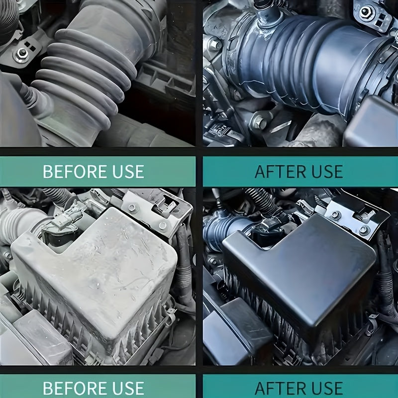 3.38oz Car Engine Cleaner | Quickly Removes Oil Stains, No Rinsing Required. Engine Bay Maintenance Cleaner for Restoration And Detailing. Effectively Polishes And Extends Engine Life. Suitable for All Vehicles.