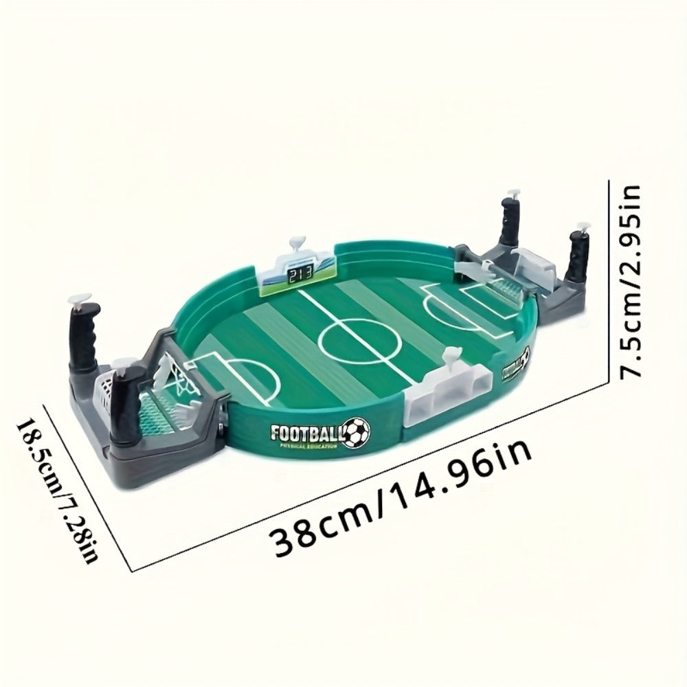Table Football Game for Kids & Adults – 2-Player Tabletop Soccer Duel Board Game, Family Fun Indoor Game Night Gift for Boys Girls Teens, Desktop Foosball Game with Balls