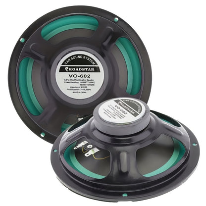 6.5 Inch Car Speakers 160W HiFi Coaxial Full Range – Universal Automotive Audio Stereo Speaker, Single or Pair, Drop-In Replacement for Cars, Trucks & SUVs