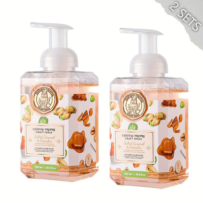 Foaming Hand Soap 500ml Moisturizing Gentle Foam Soap 8 Scents Vanilla Coconut Citrus Floral Fruity Deeply Hydrating Soft Hands All Skin Types Bathroom Kitchen Bedroom Office 1PC 2PCS Value Pack