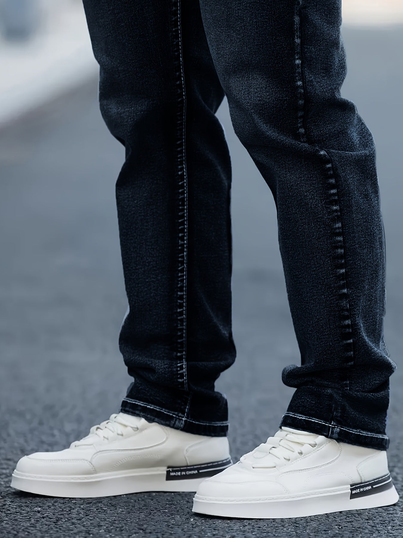 Men's Slim Fit Jeans - Classic Wash Clean Finish Travel 172325