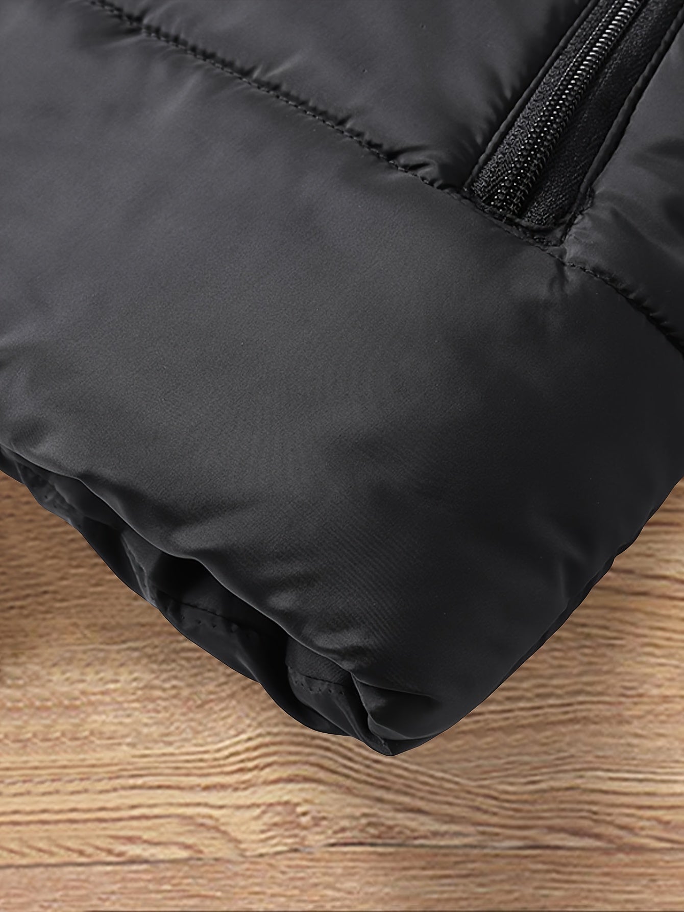 Men's Stand Collar Zip Vest - Zipper Pockets and Warm Layering