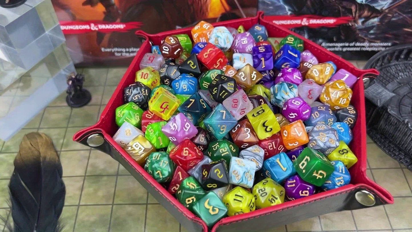 DND Dice Set 182pcs 26 Colors – Complete Polyhedral Dice with Flannel Bag D20 D12 D10 D8 D6 D4 for Dungeons and Dragons RPG MTG Tabletop Games Gift for Gamers